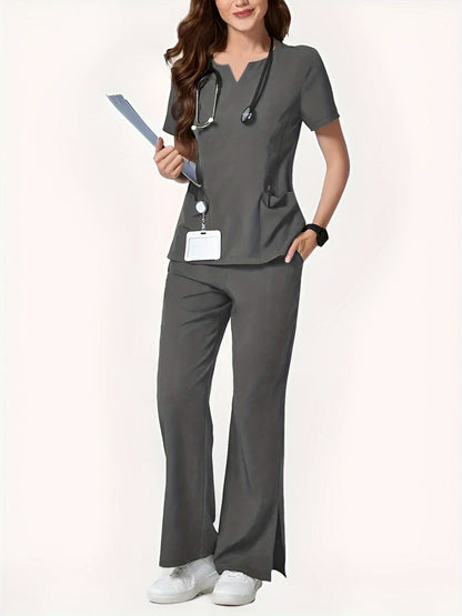 Unisex Two-Piece Outfit Set - V-Neck – Sizes S–XXL detail view