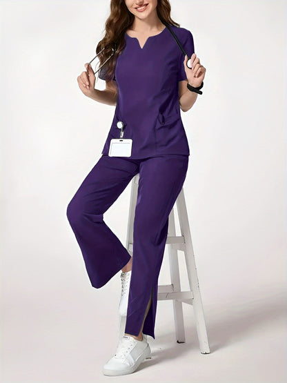 Unisex Two-Piece Outfit Set - V-Neck – Sizes S–XXL detail view