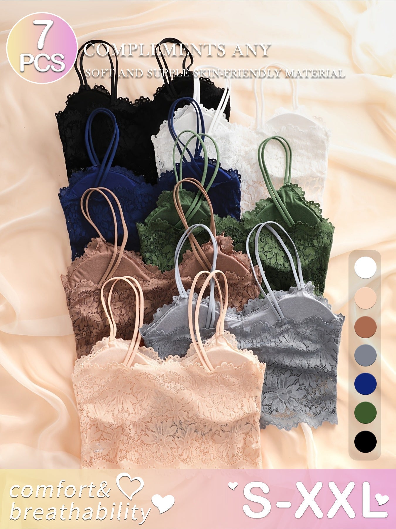 Unisex Wireless Bra - Short Sleeve – view 5