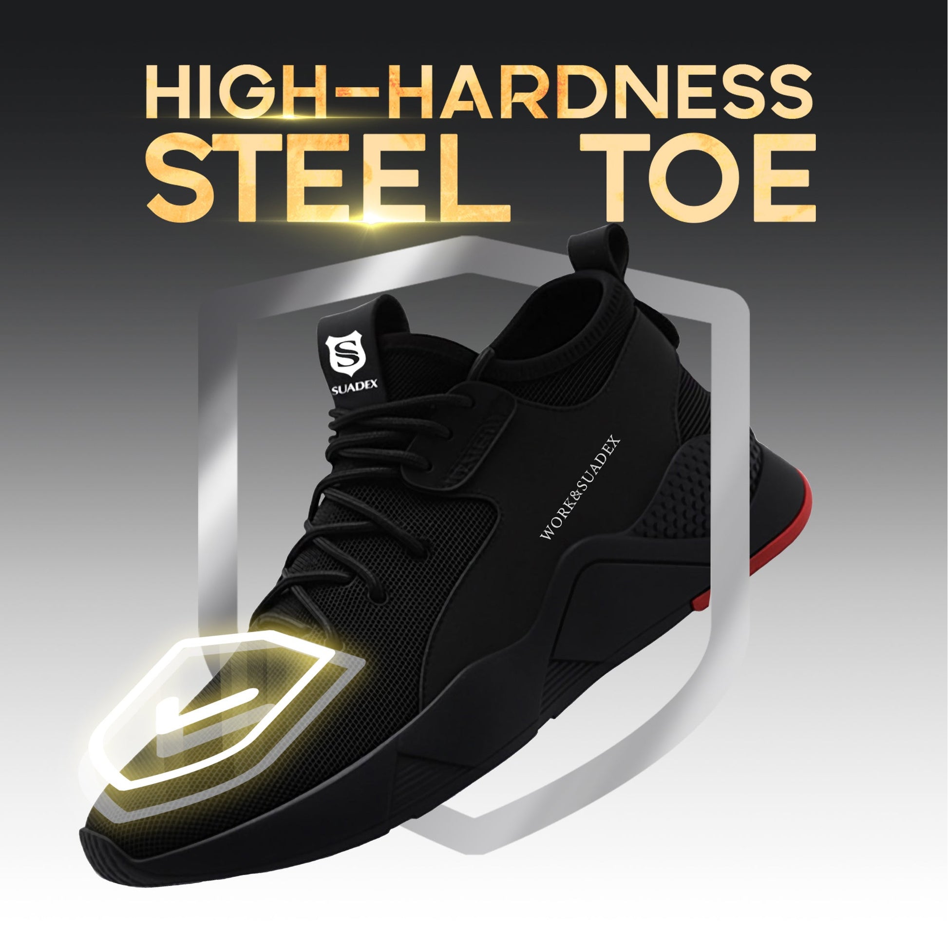 Unisex Work & Safety Shoes - Breathable Mesh Non-Slip Sole for Everyday Wear – view 2