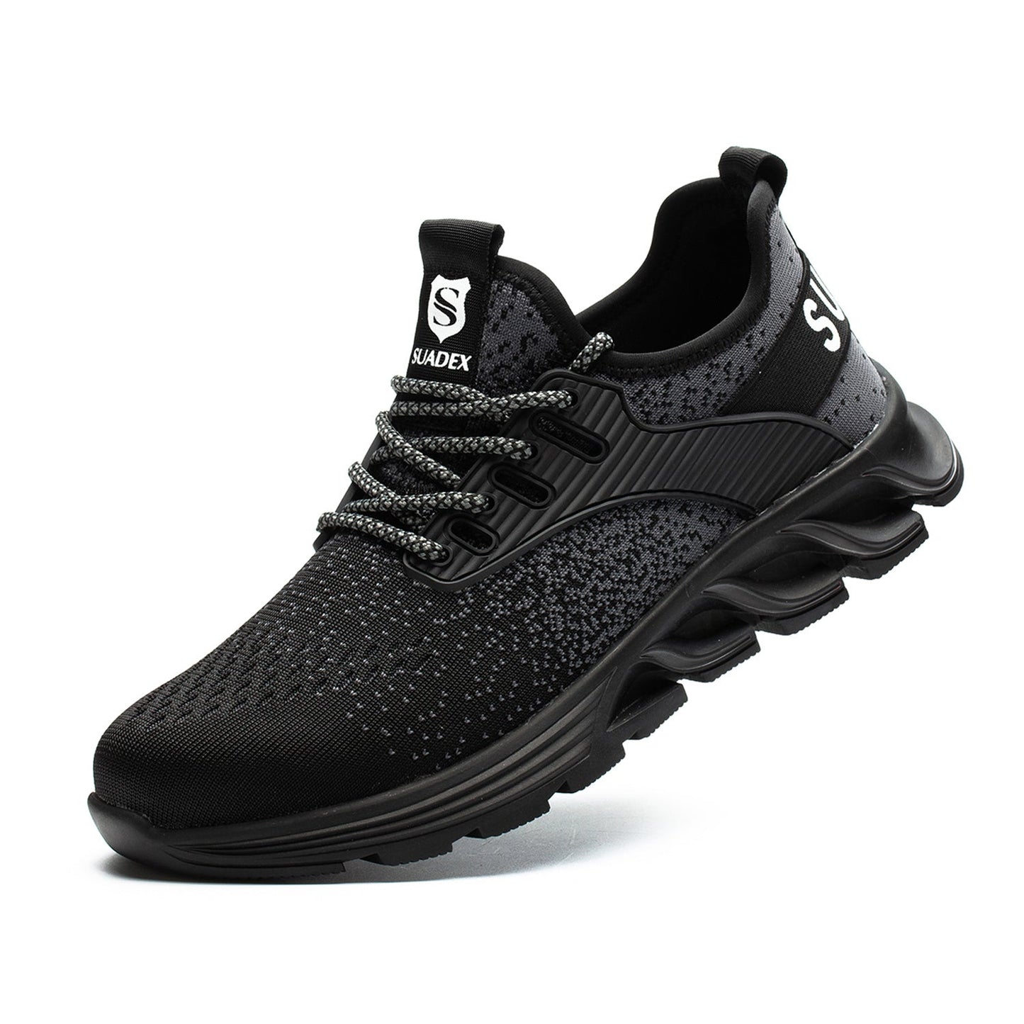 Unisex Work & Safety Shoes - Steel Toe Protection & Non-Slip Sole – Black option – view 8