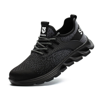 Unisex Work & Safety Shoes - Steel Toe Protection & Non-Slip Sole – Black option – view 8