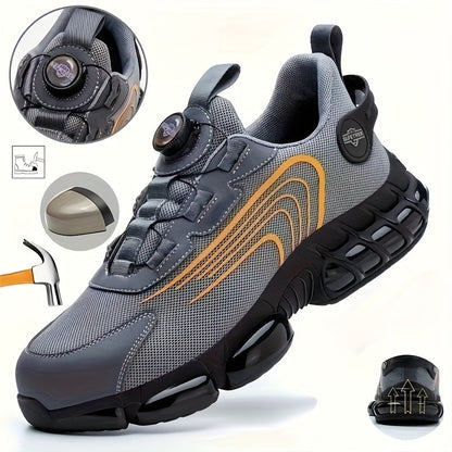 Unisex Work & Safety Shoes - Steel Toe Protection & Puncture Resistant – Grey – main product image