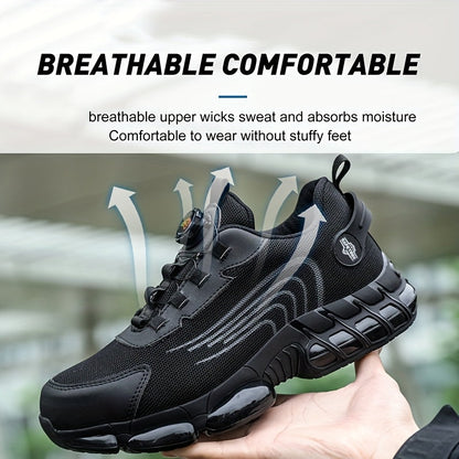 Unisex Work & Safety Shoes - Steel Toe Protection & Puncture Resistant – Grey – view 2