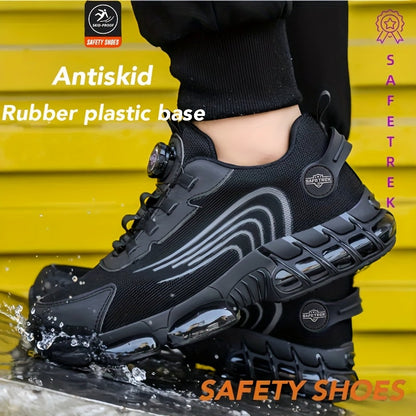 Unisex Work & Safety Shoes - Steel Toe Protection & Puncture Resistant – Grey – view 7