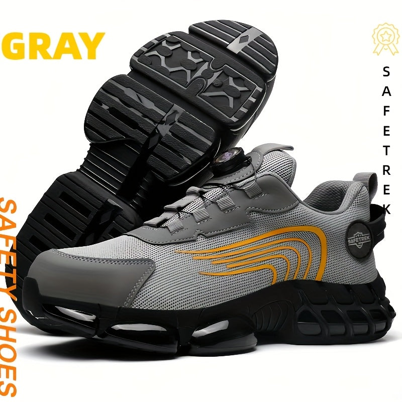 Unisex Work & Safety Shoes - Steel Toe Protection & Puncture Resistant – Grey – Grey option – view 3