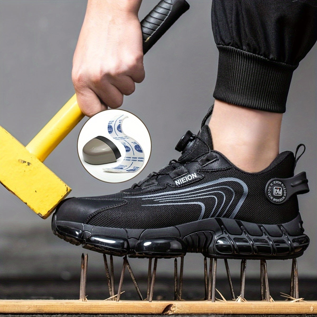Unisex Work & Safety Shoes - Steel Toe Protection & Puncture Resistant – Sizes US 4.5–US 11 – main product image