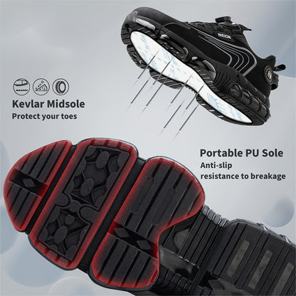 Unisex Work & Safety Shoes - Steel Toe Protection & Puncture Resistant – Sizes US 4.5–US 11 – view 4