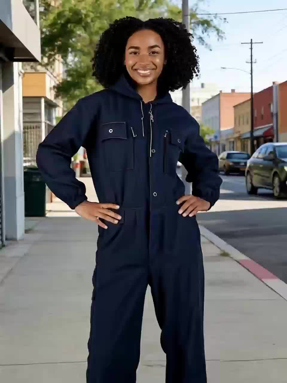 Unisex Work Coveralls - Multi-Pocket Utility Design – view 9