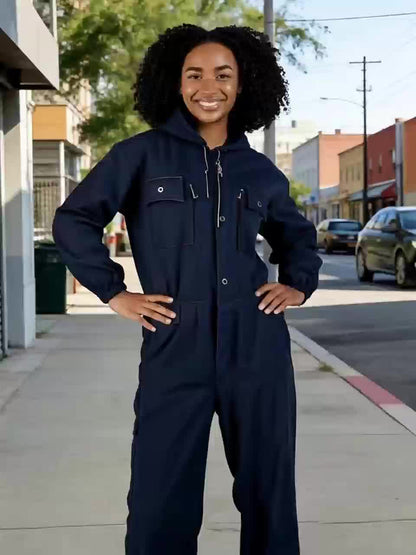 Unisex Work Coveralls - Multi-Pocket Utility Design – view 9
