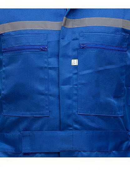 Unisex Work Coveralls - Multi-Zipper Pocket Design – view 7