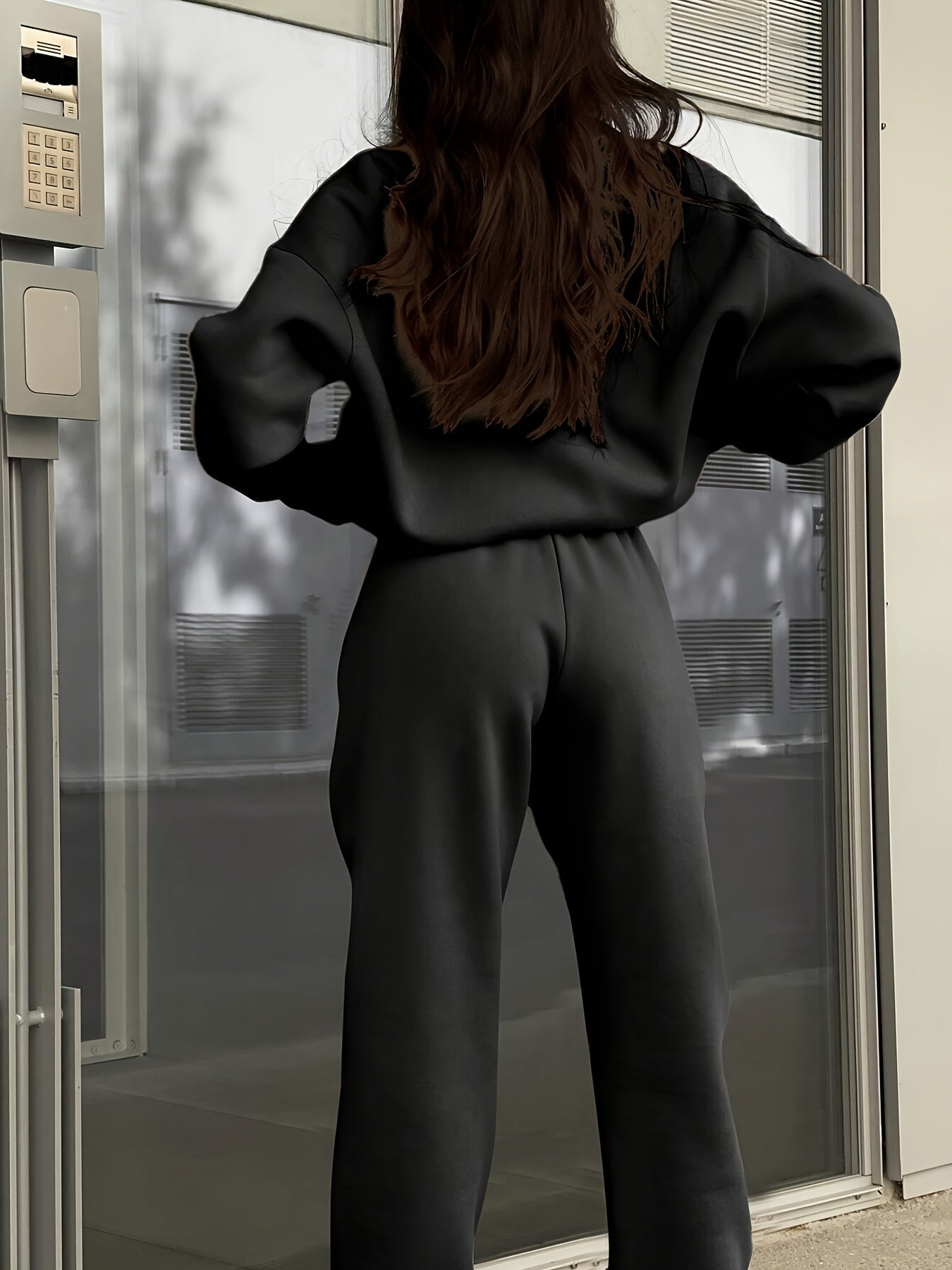 Unisex Zip-Up Tracksuit Set - High Neck detail view