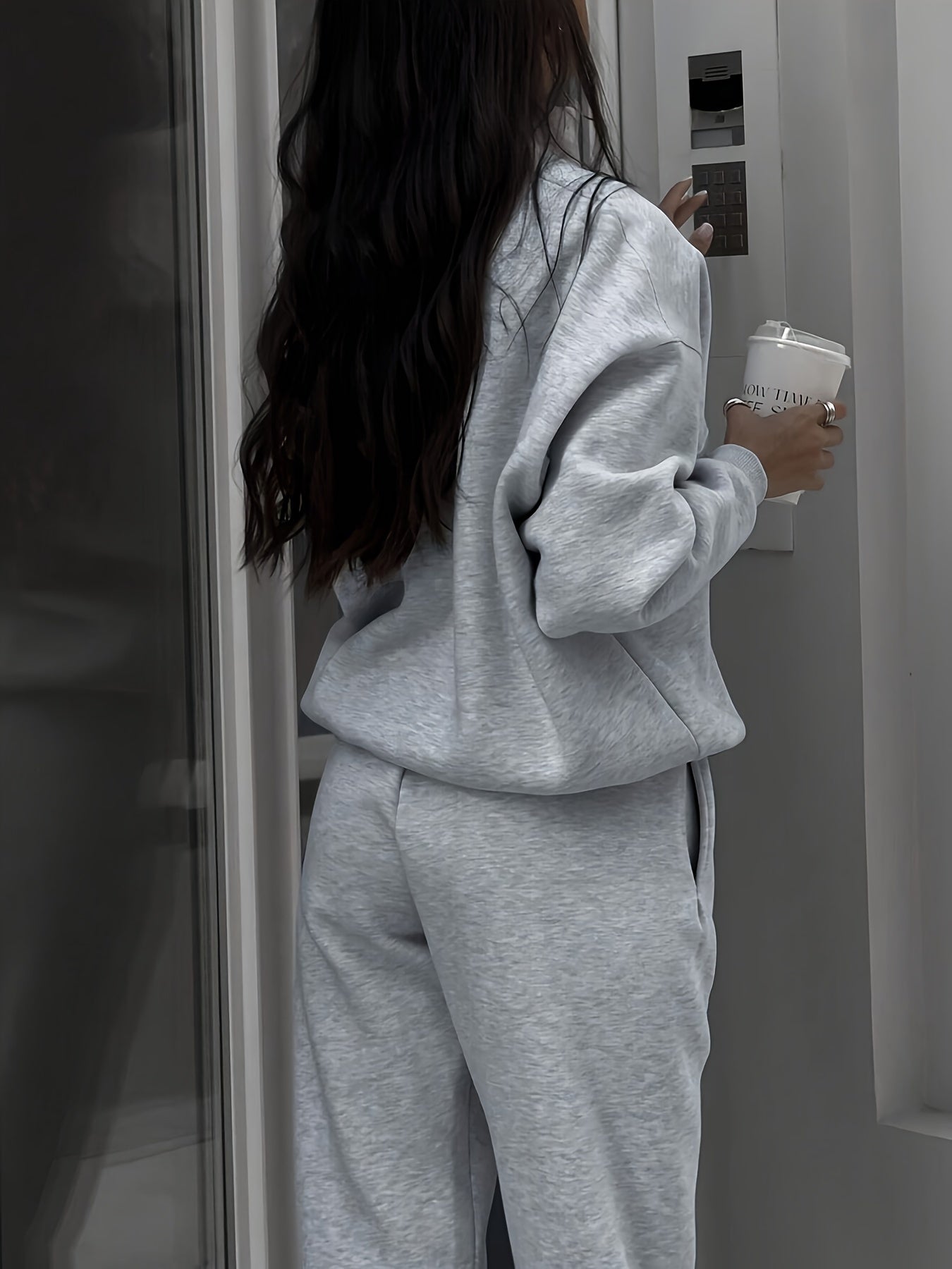 Unisex Zip-Up Tracksuit Set - High Neck detail view