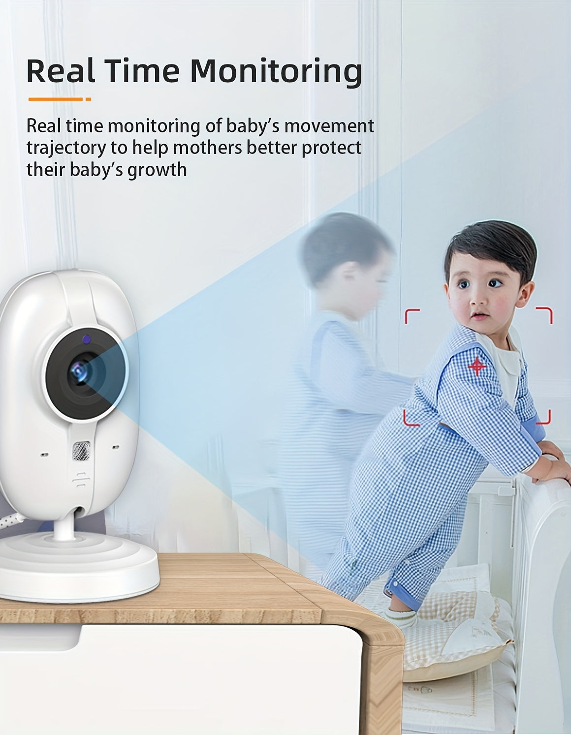Video Baby Monitor - Night Vision Two-Way Audio – view 6