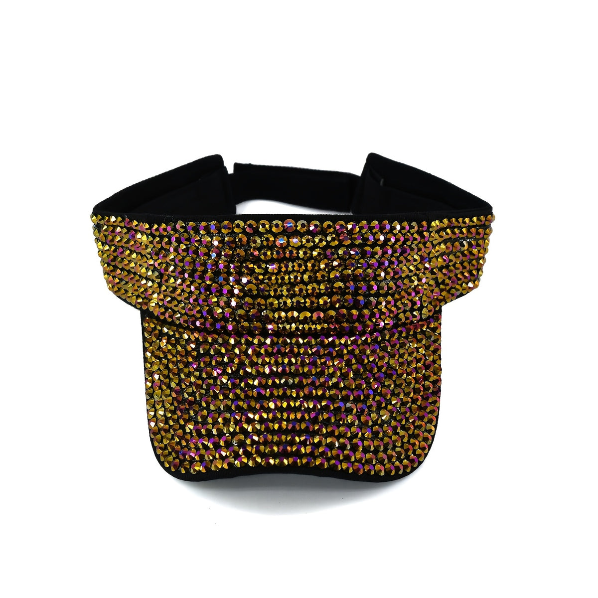Visors - Rhinestone Visor Cap Women Sparkling Diamond Embellished Baseball Hat - product detail view 17
