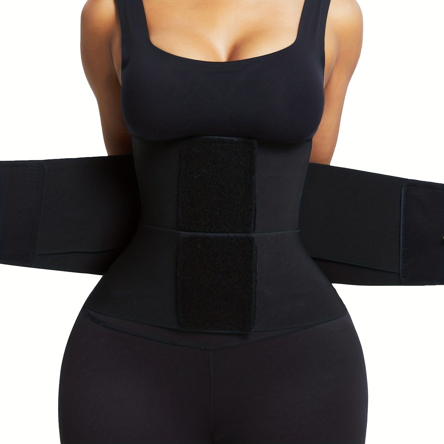 Waist Trainer Belt Waist Cincher Trimmer Ab Belt Tummy Control Body Shaper with – view 3