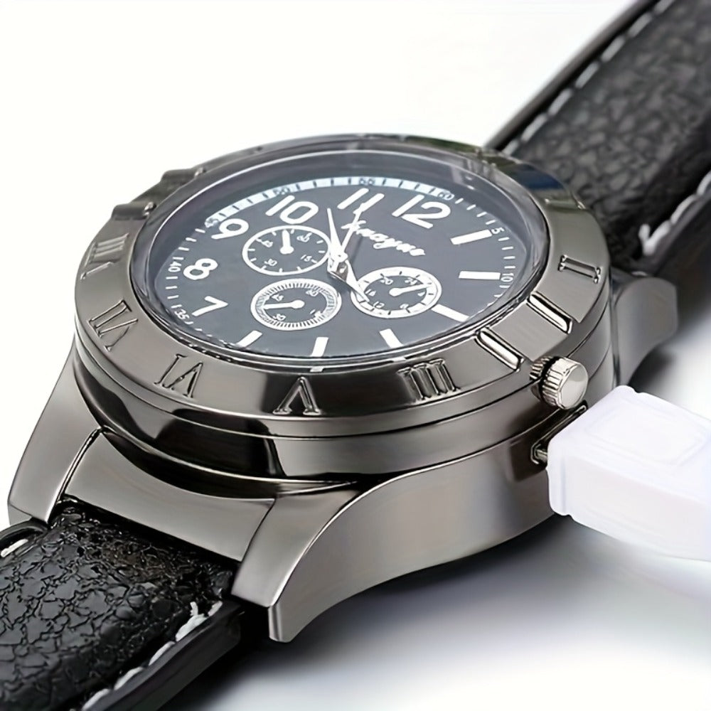 Watches - Men's Retro Watch Lighter Windproof USB Rechargeable Cigarette Lighter - product detail view 8