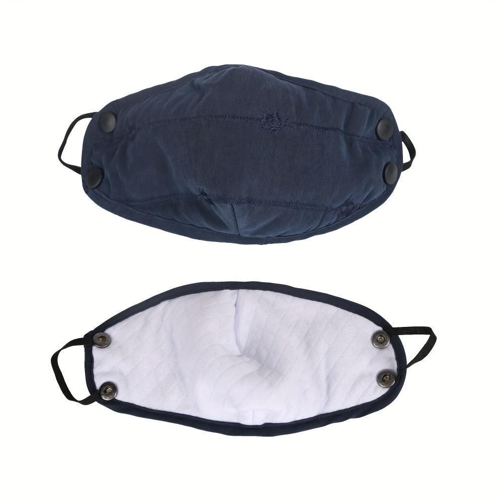 Winter Hat - Ski with Face Mask and Ear Cover Windproof Beanie Cap Plush Lined - product detail view 7