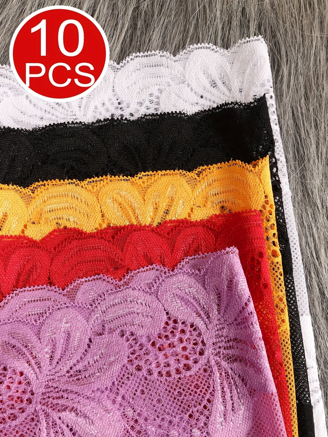 Women’s 10-Pack Briefs - Lace Detail Comfort – 10-Variant Selection – view 6