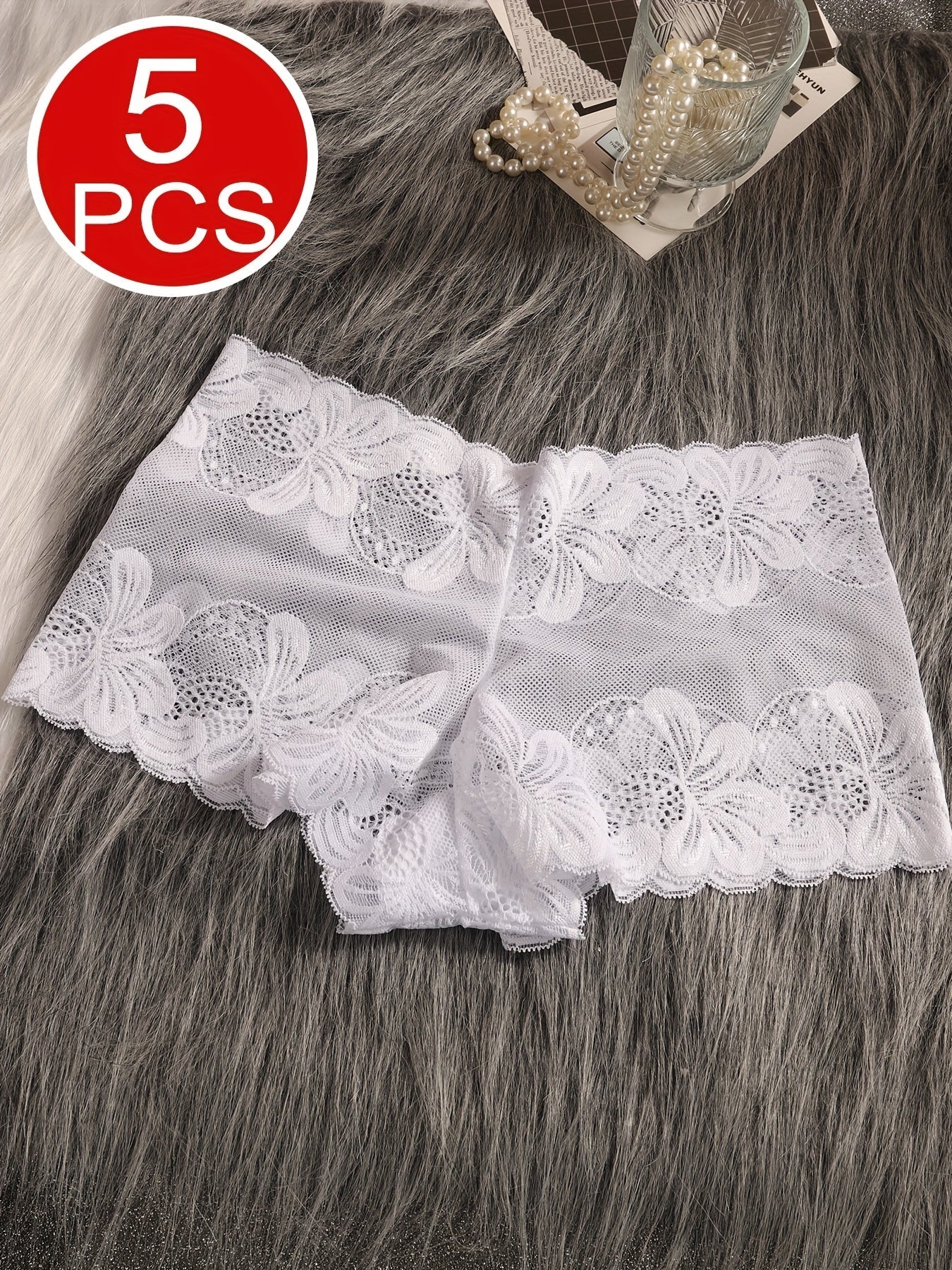 Women’s 10-Pack Briefs - Lace Detail Comfort – 10-Variant Selection – view 7