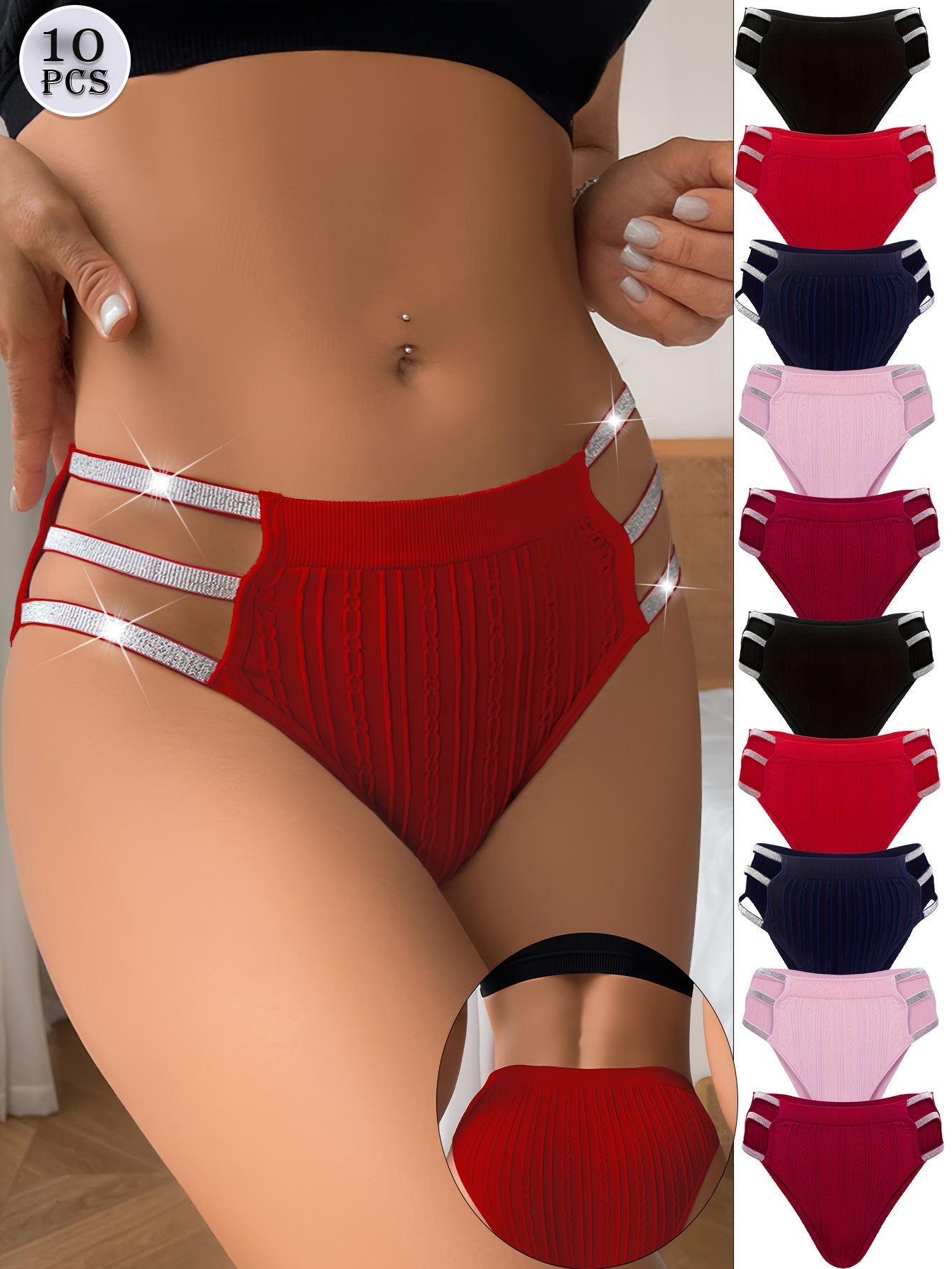 Women's 10-Pack Briefs - Soft Daily Comfort – view 9