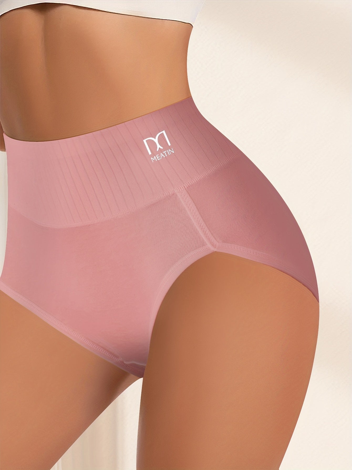 Women's 10-Pack High-Waist Briefs - Striped Everyday Comfort – view 6