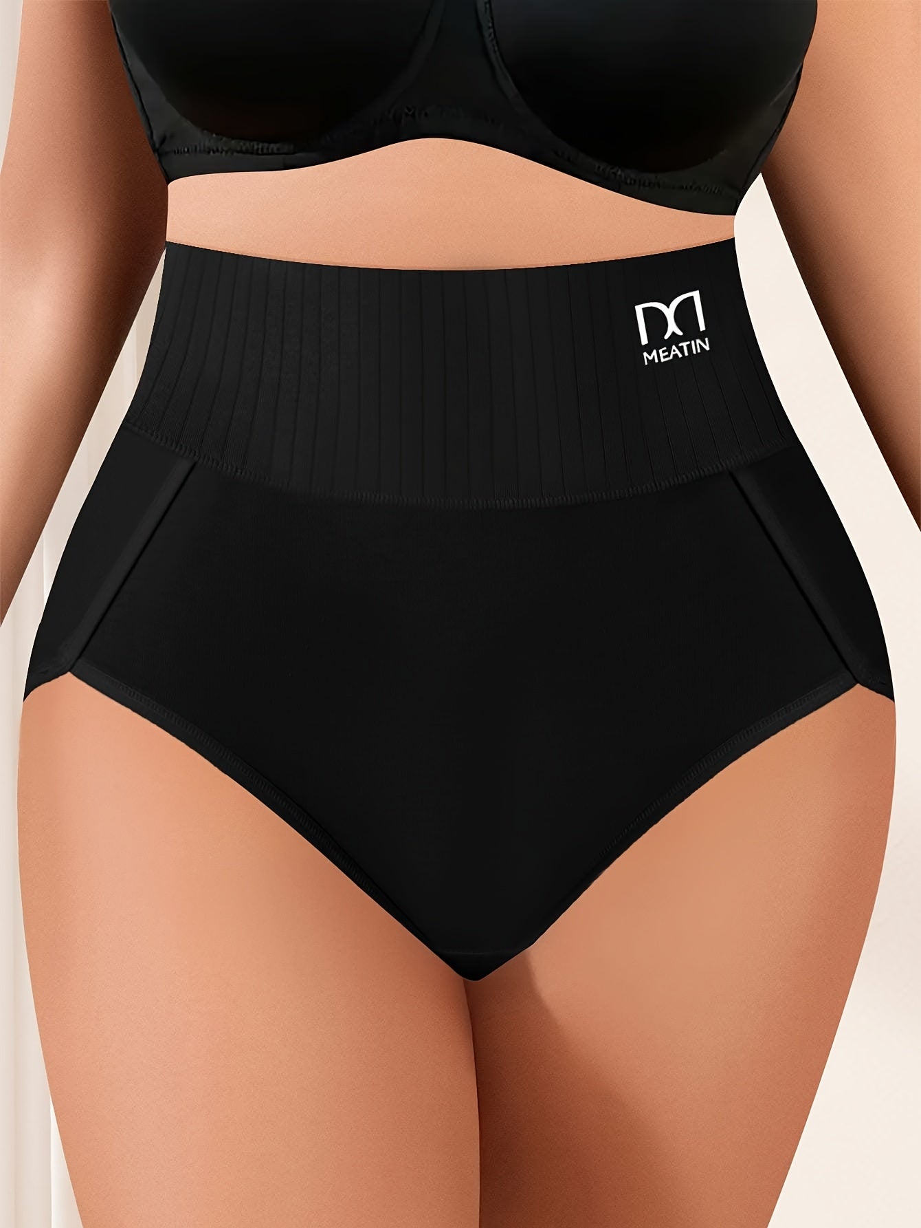 Women's 10-Pack High-Waist Briefs - Striped Everyday Comfort – view 8