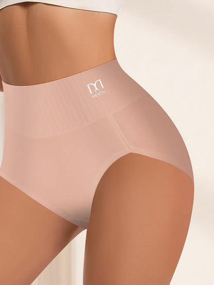 Women's 10-Pack High-Waist Briefs - Striped Everyday Comfort - Mixed colors – view 9