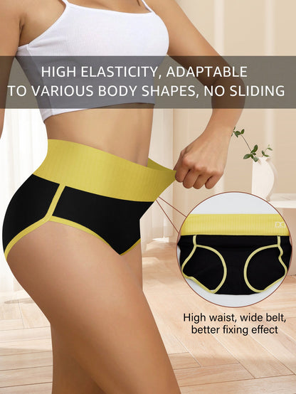 Women’s 10-Pack High-Waist Shapewear Briefs - Tummy Control Support – Mixed colors High-Waist – view 2
