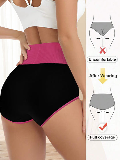 Women’s 10-Pack High-Waist Shapewear Briefs - Tummy Control Support – Mixed colors High-Waist – view 3