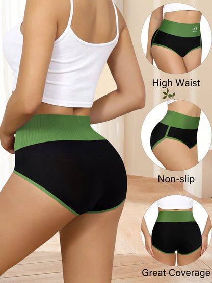 Women’s 10-Pack High-Waist Shapewear Briefs - Tummy Control Support – Mixed colors High-Waist – view 4