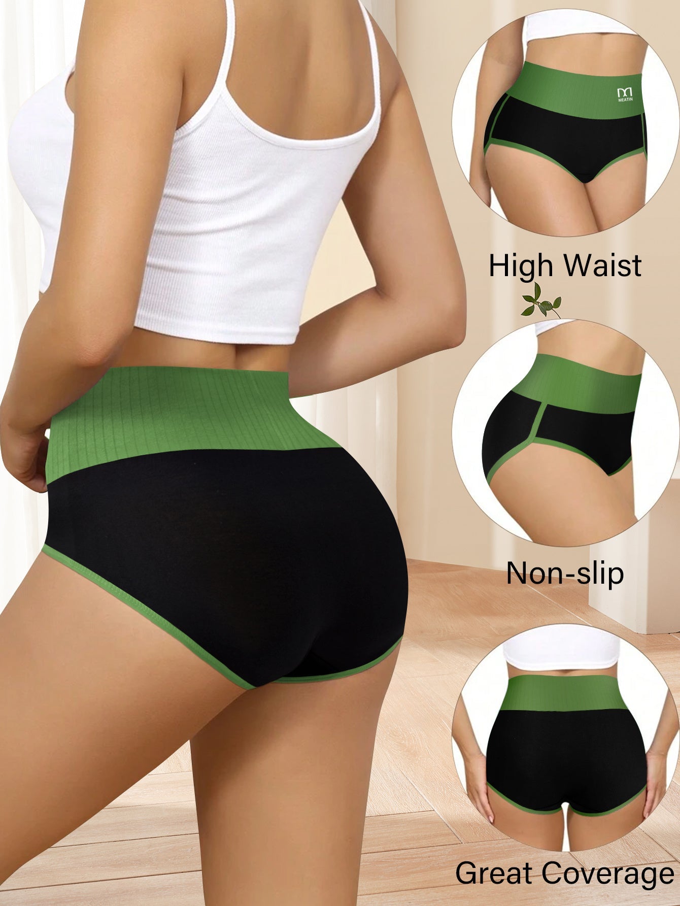 Women’s 10-Pack High-Waist Shapewear Briefs - Tummy Control Support – Mixed colors High-Waist – view 9