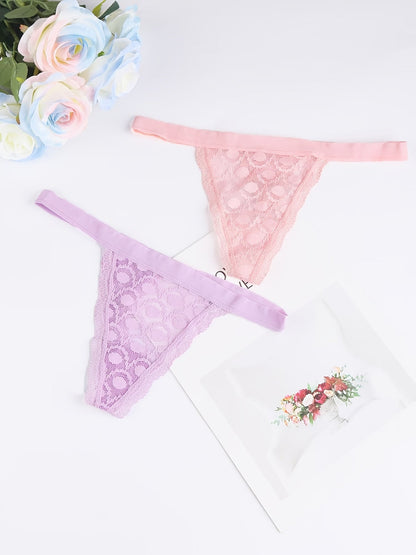 Women's 10-Pack Low-Rise Thongs - Lace Everyday Comfort – view 8
