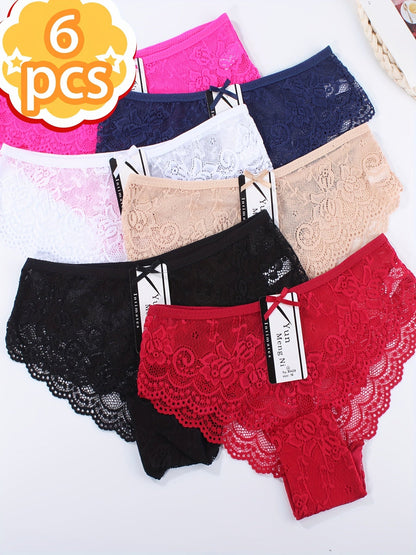 Women’s 12-Pack Briefs - Lace Detail Comfort – main product image