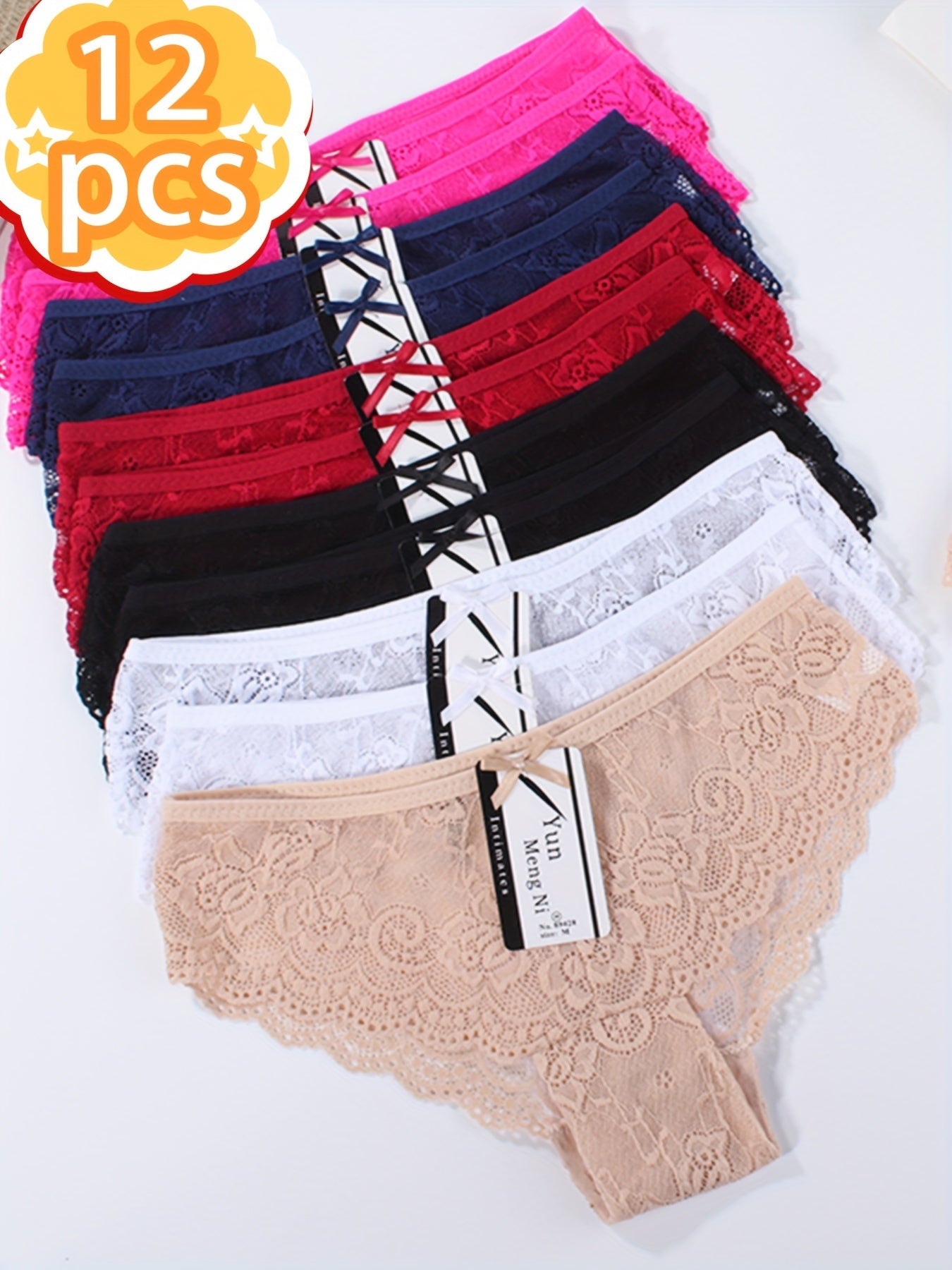 Women’s 12-Pack Briefs - Lace Detail Comfort – view 14