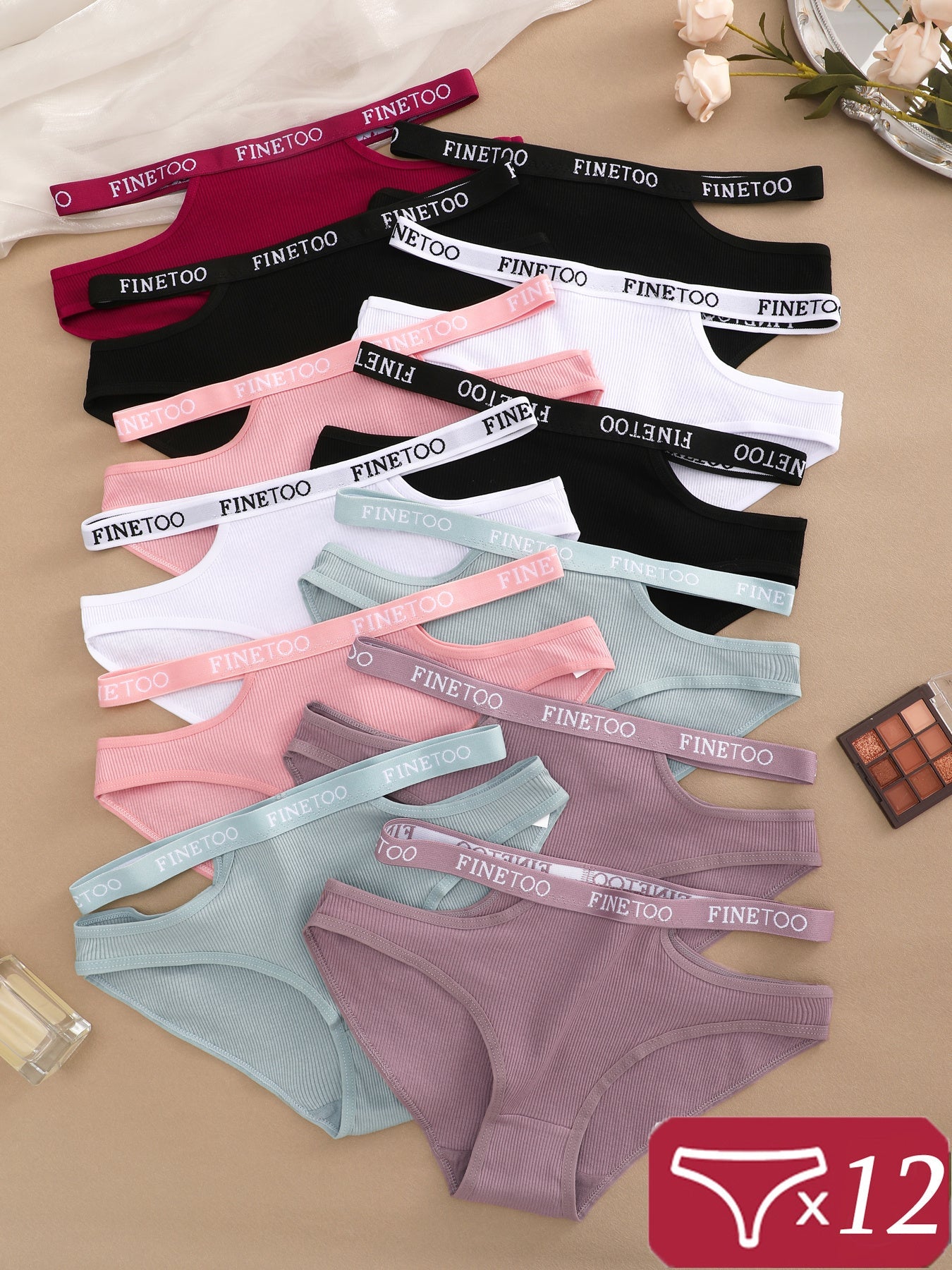 Women's 12-Pack Low-Rise Briefs - Soft Everyday Comfort – main product image