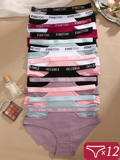 Women's 12-Pack Low-Rise Briefs - Soft Everyday Comfort – view 4