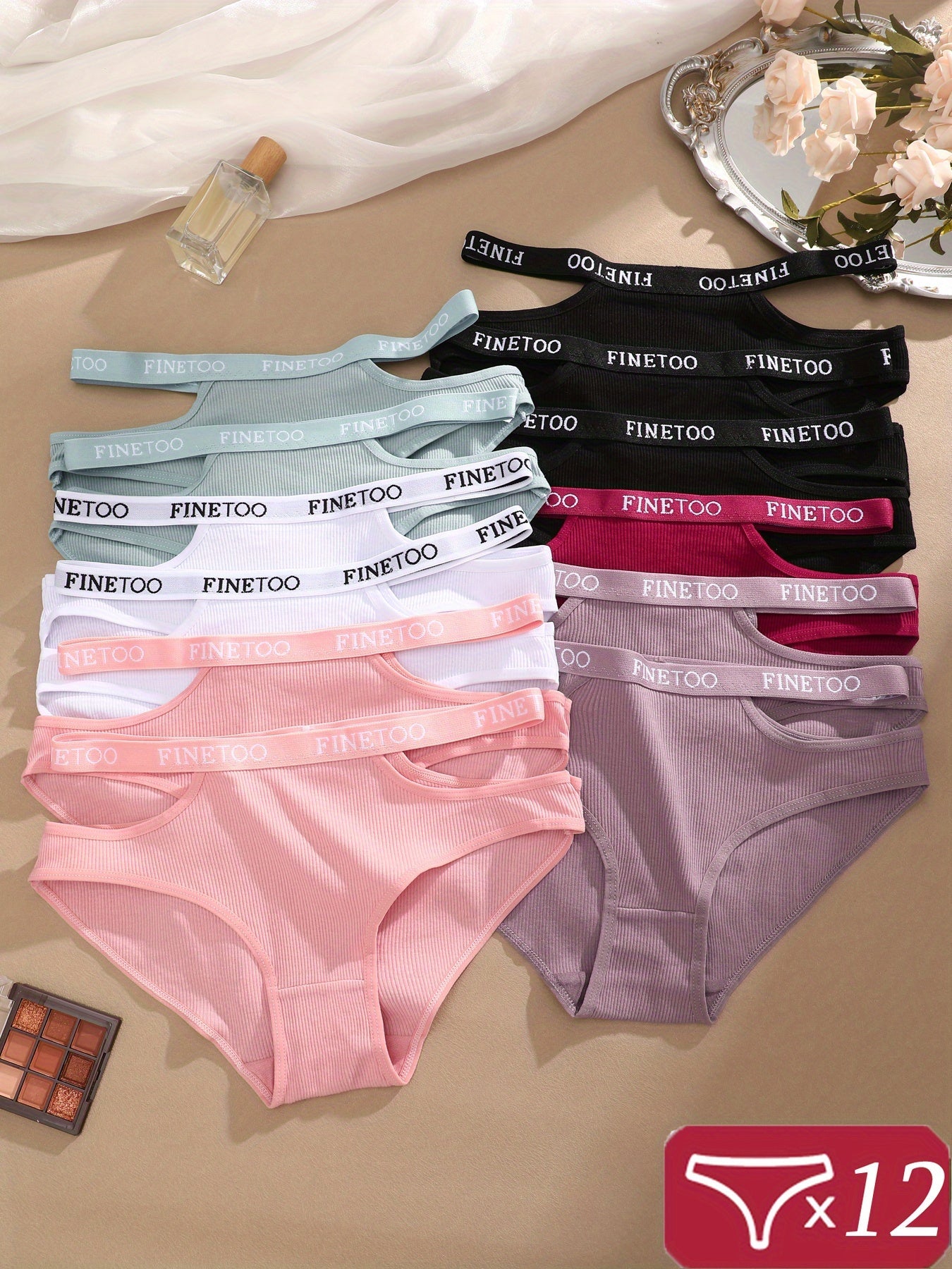 Women's 12-Pack Low-Rise Briefs - Soft Everyday Comfort – view 5