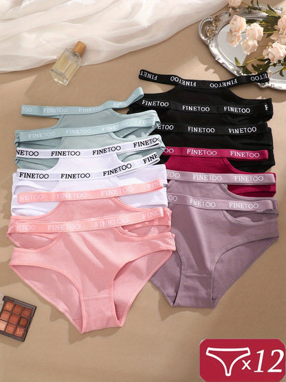 Women's 12-Pack Low-Rise Briefs - Soft Everyday Comfort – view 5