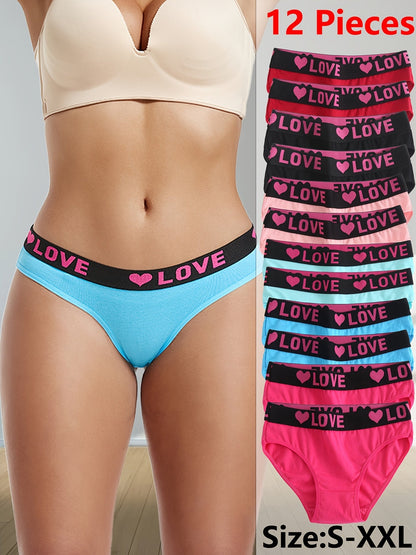 Women's 12-Pack Seamless Briefs - Smooth No-Show Fit – Classic Rise – main product image