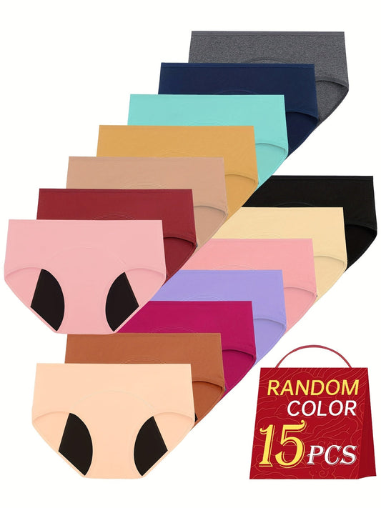 Women’s 15-Pack Period Briefs - Leak-Resistant Coverage – main product image