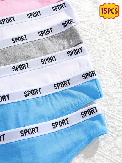 Women's 15-Pack Thongs - Soft Everyday Comfort – view 8
