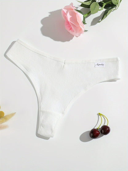 Women's 16-Pack Thongs - Solid Color Everyday Comfort – view 5