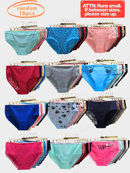 Women's 18-Pack Briefs - Lace Everyday Comfort detail view
