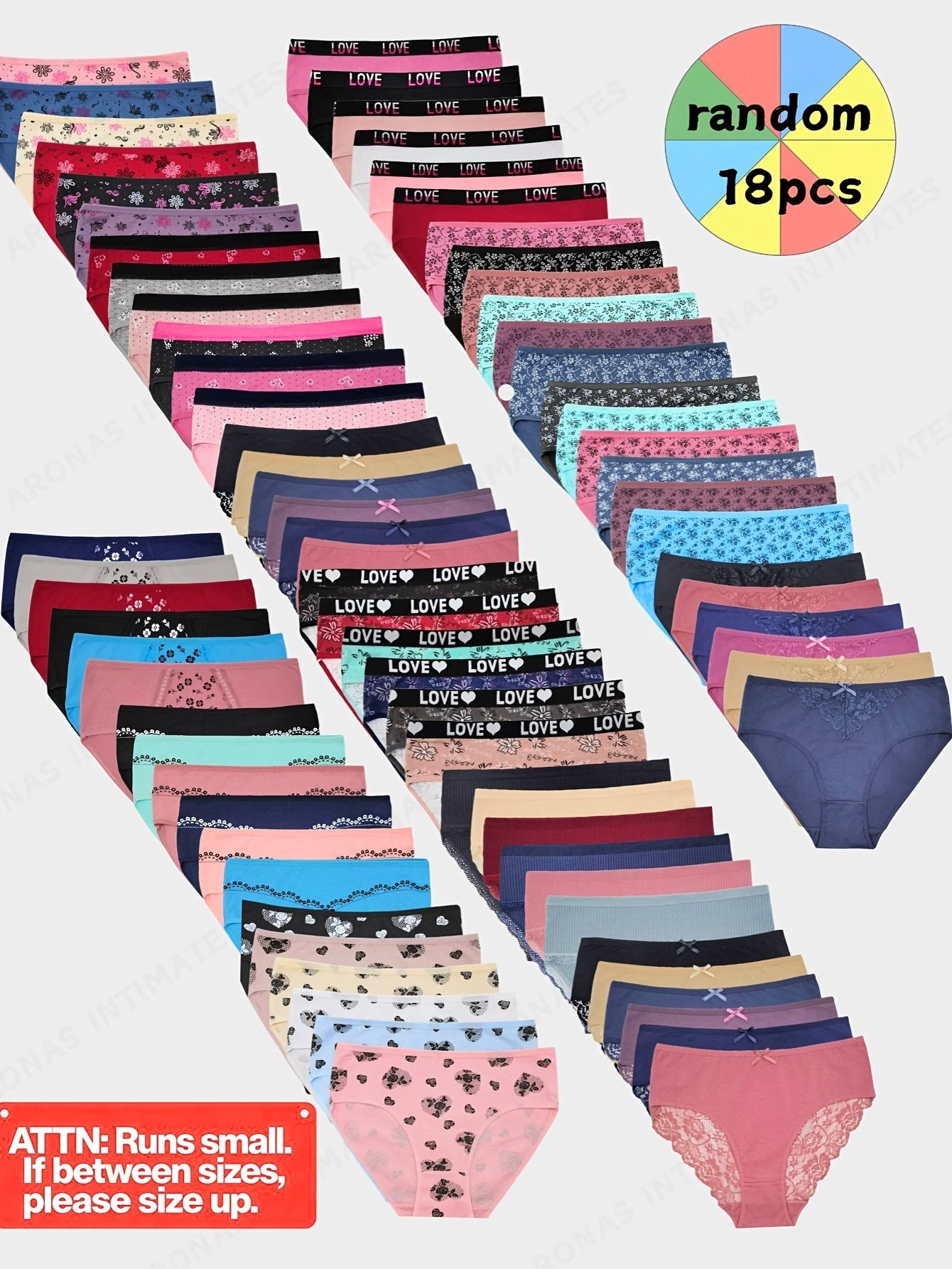 Women's 18-Pack Briefs - Lace Everyday Comfort detail view