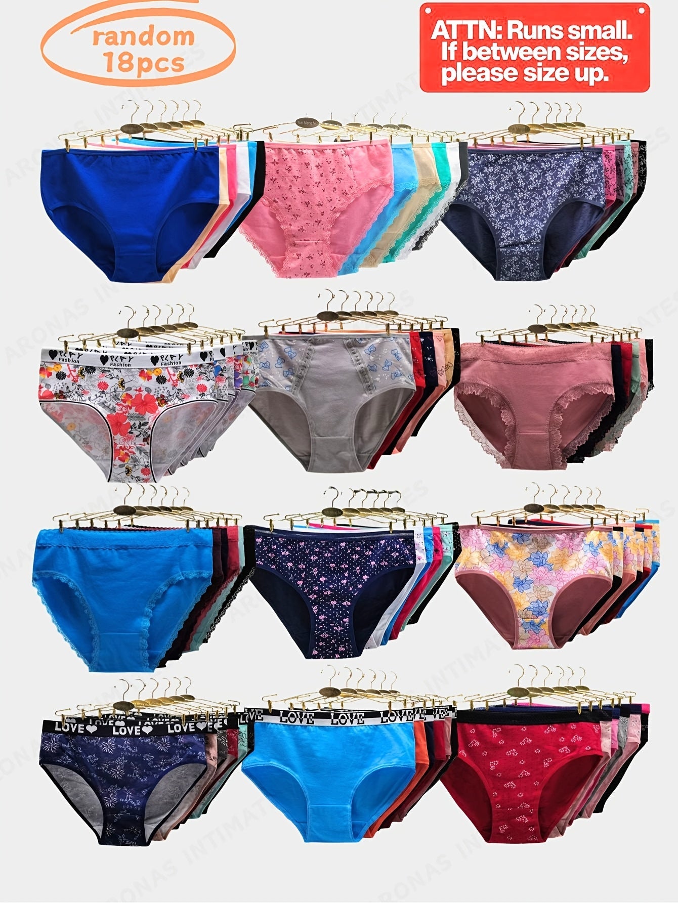 Women's 18-Pack Briefs - Lace Everyday Comfort detail view