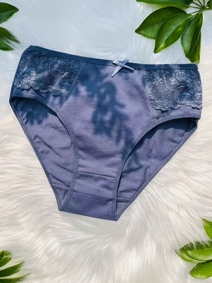 Women’s 18-Pack High-Waist Seamless Briefs - Lace Detail Comfort – view 5