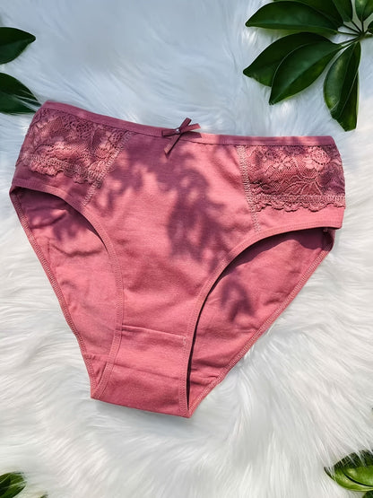 Women’s 18-Pack High-Waist Seamless Briefs - Lace Detail Comfort – view 7