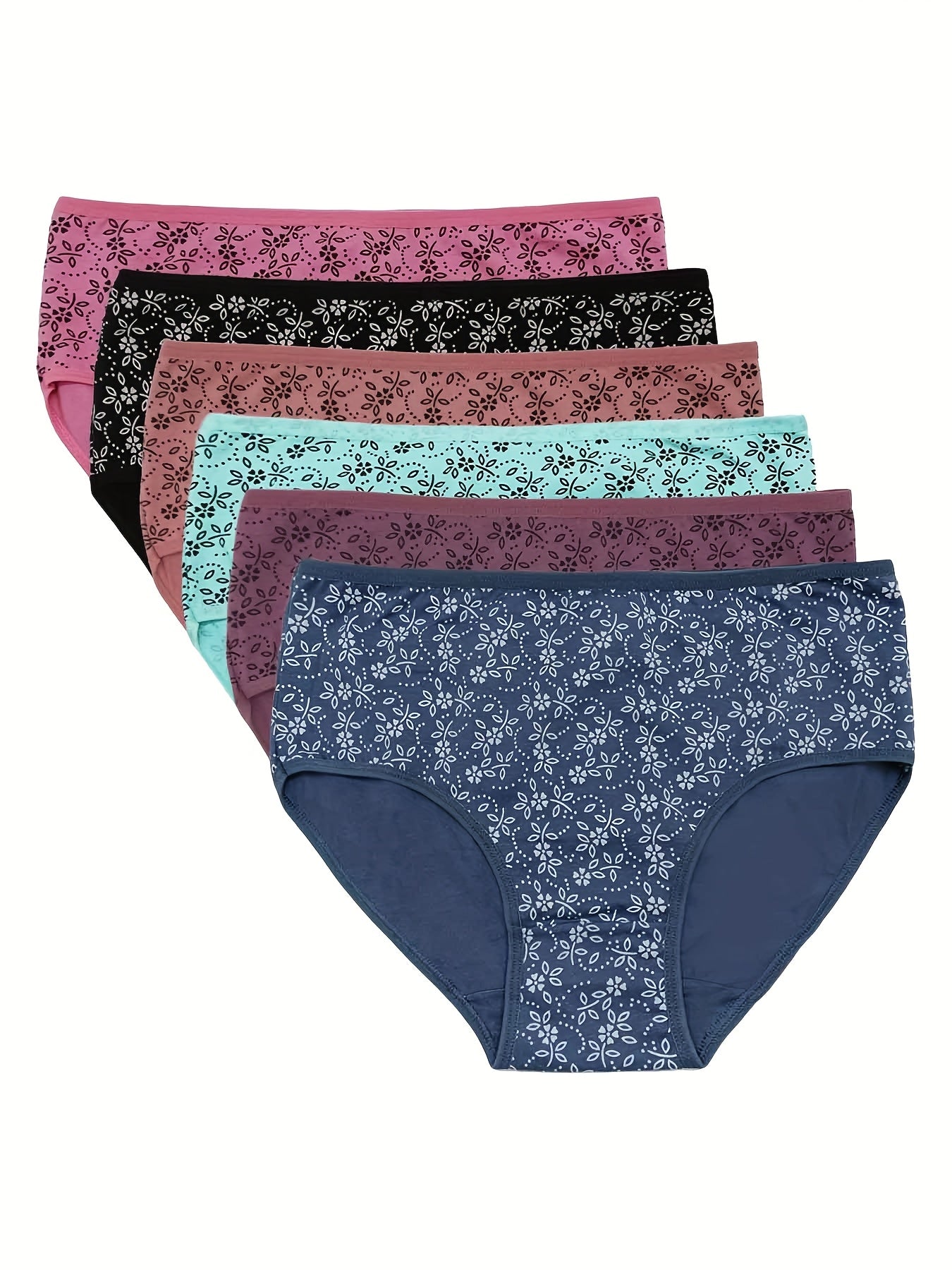 Women's 18-Pack Mid-Rise Seamless Briefs - Leopard Print Everyday Comfort – view 2