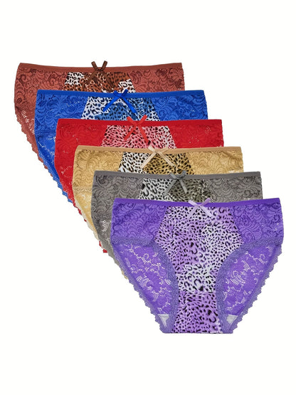 Women's 18-Pack Mid-Rise Seamless Briefs - Leopard Print Everyday Comfort – view 10